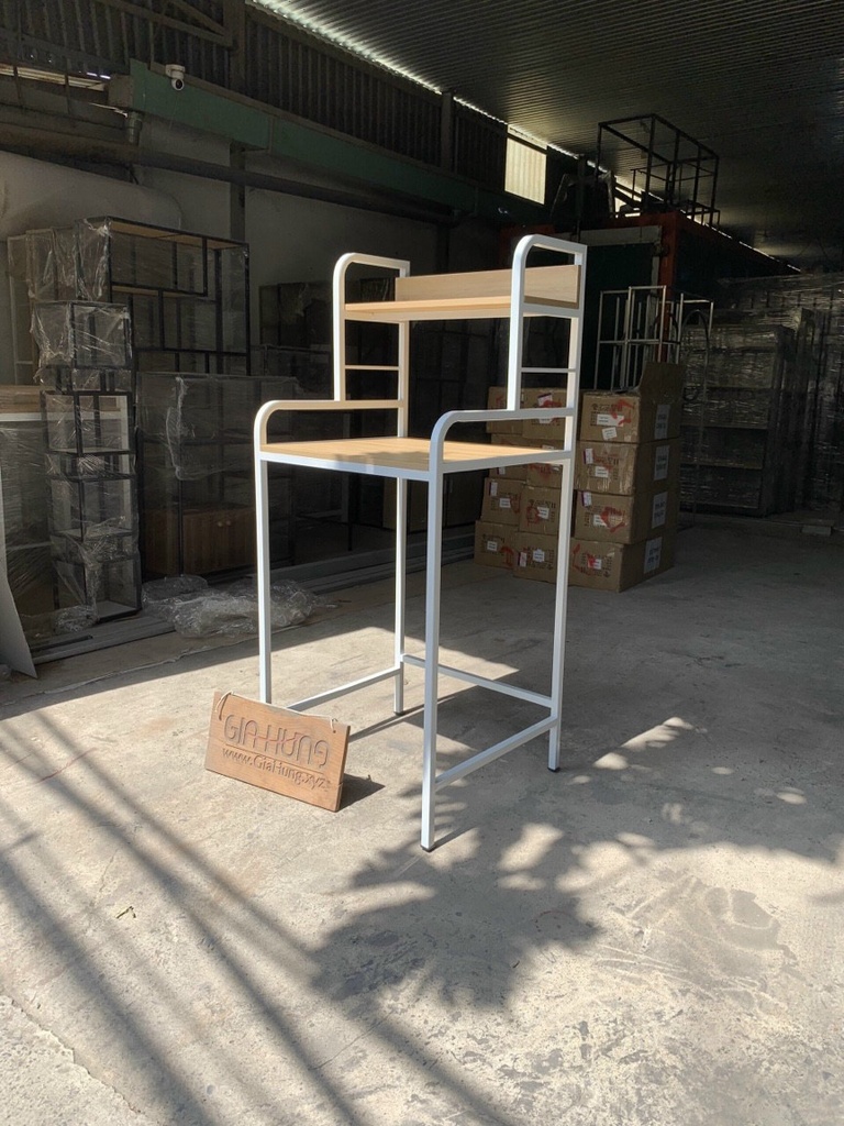 Kệ máy giặt 2 tầng gỗ MDF khung sắt tĩnh điện LHS-9865