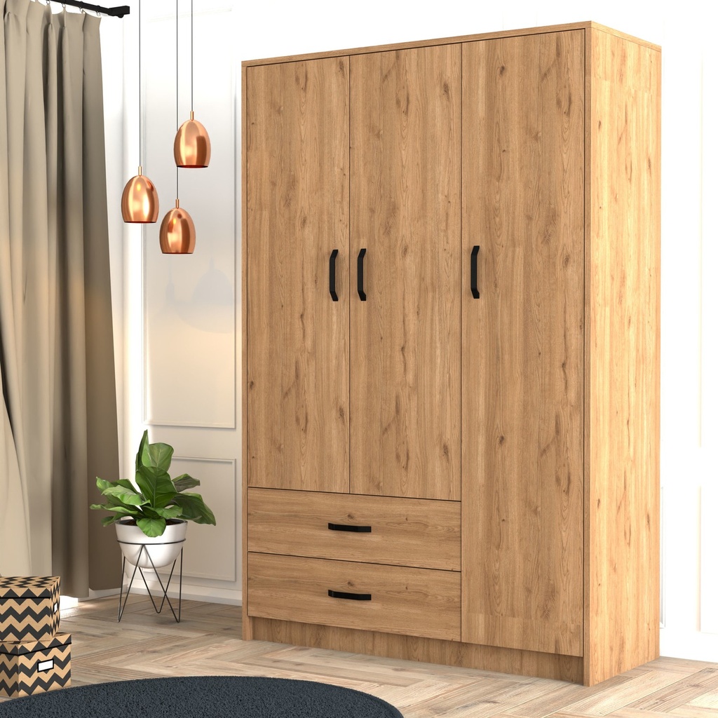 Tủ Quần Áo Gỗ MDF phủ Melamin LHS-9844