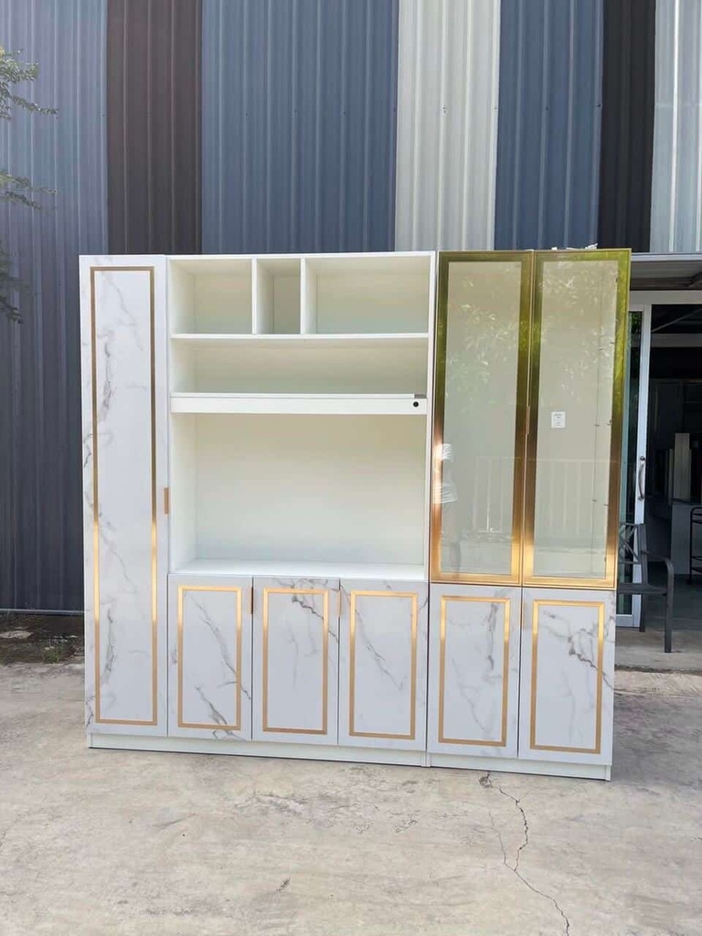 Kệ Tivi gỗ công nghiệp cánh kính LHS-9715
