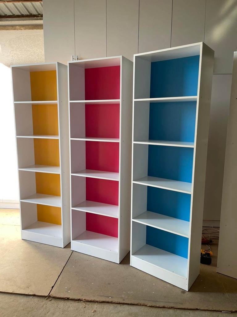 Kệ trưng bày sản phẩm shop gỗ công nghiệp LHS-9574