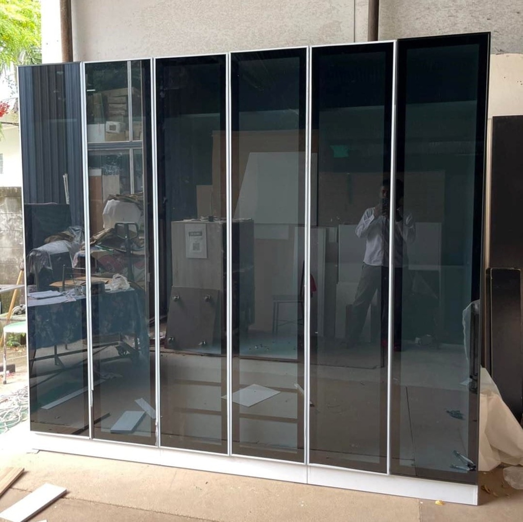 Tủ quần áo gỗ công nghiệp cửa nhôm LHS-9371