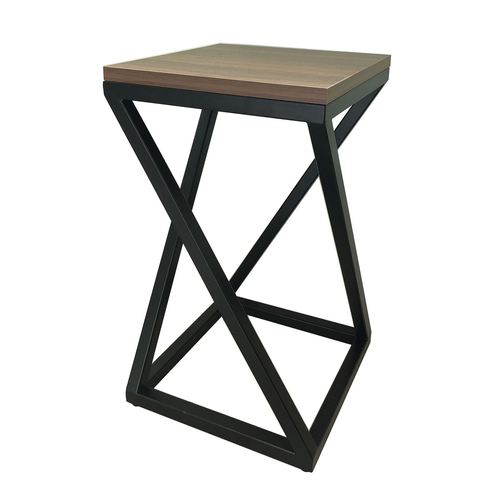 Ghế đôn chân sắt mặt gỗ LHS-9040