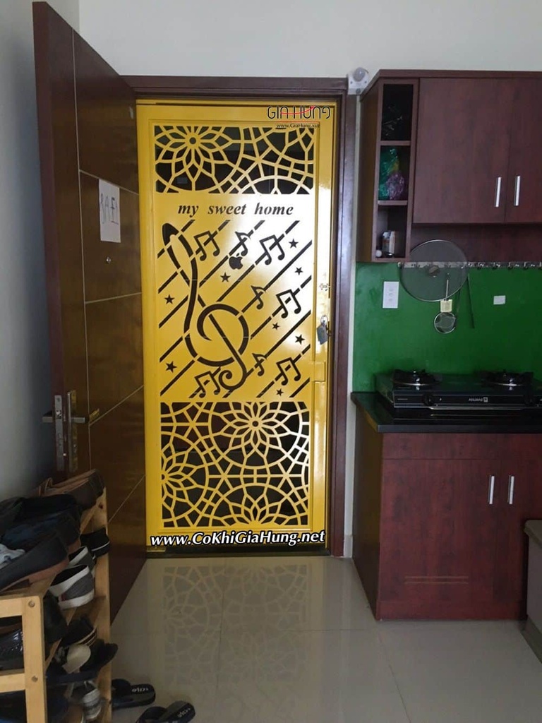 Cửa Sắt Chung Cư CNC tại Toky Tower quận 12 LHS-8418