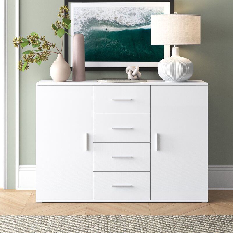 Tủ gỗ công nghiệp MDF 4 ngăn kéo LHS-7259