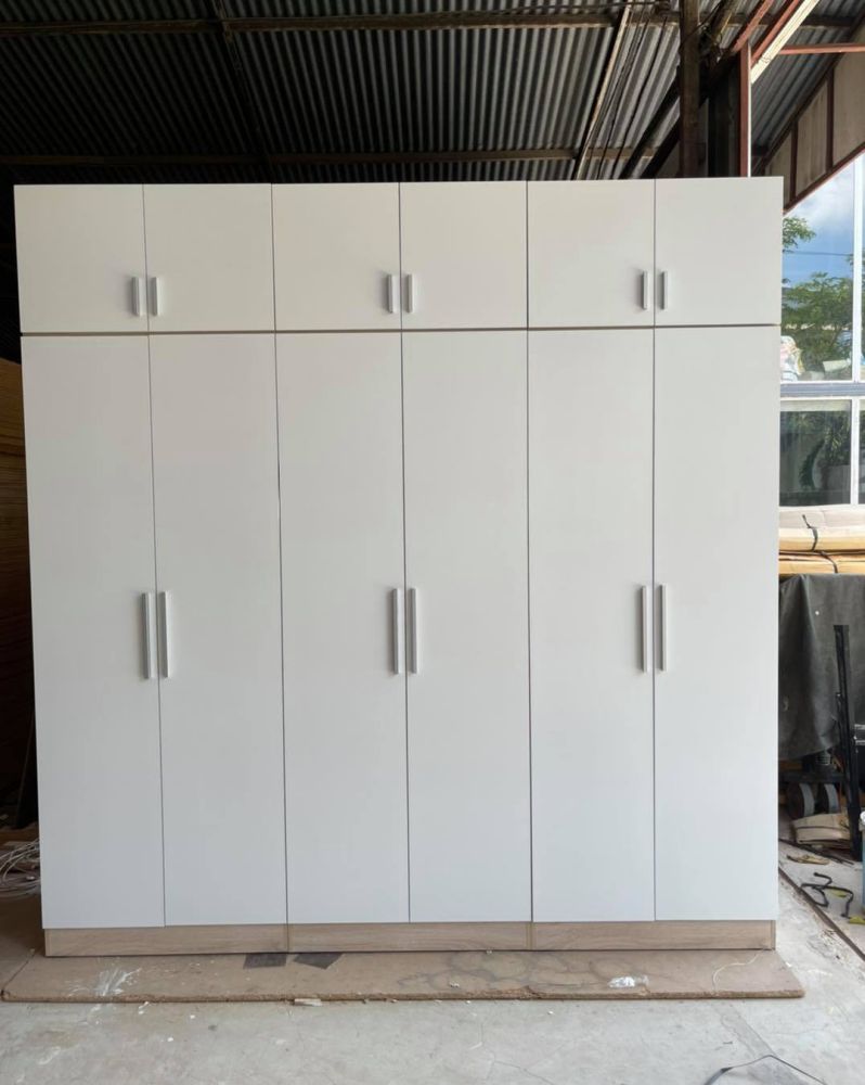 Tủ Quần Áo Gỗ Công Nghiệp 6 Cánh Hiện Đại LHS-6900
