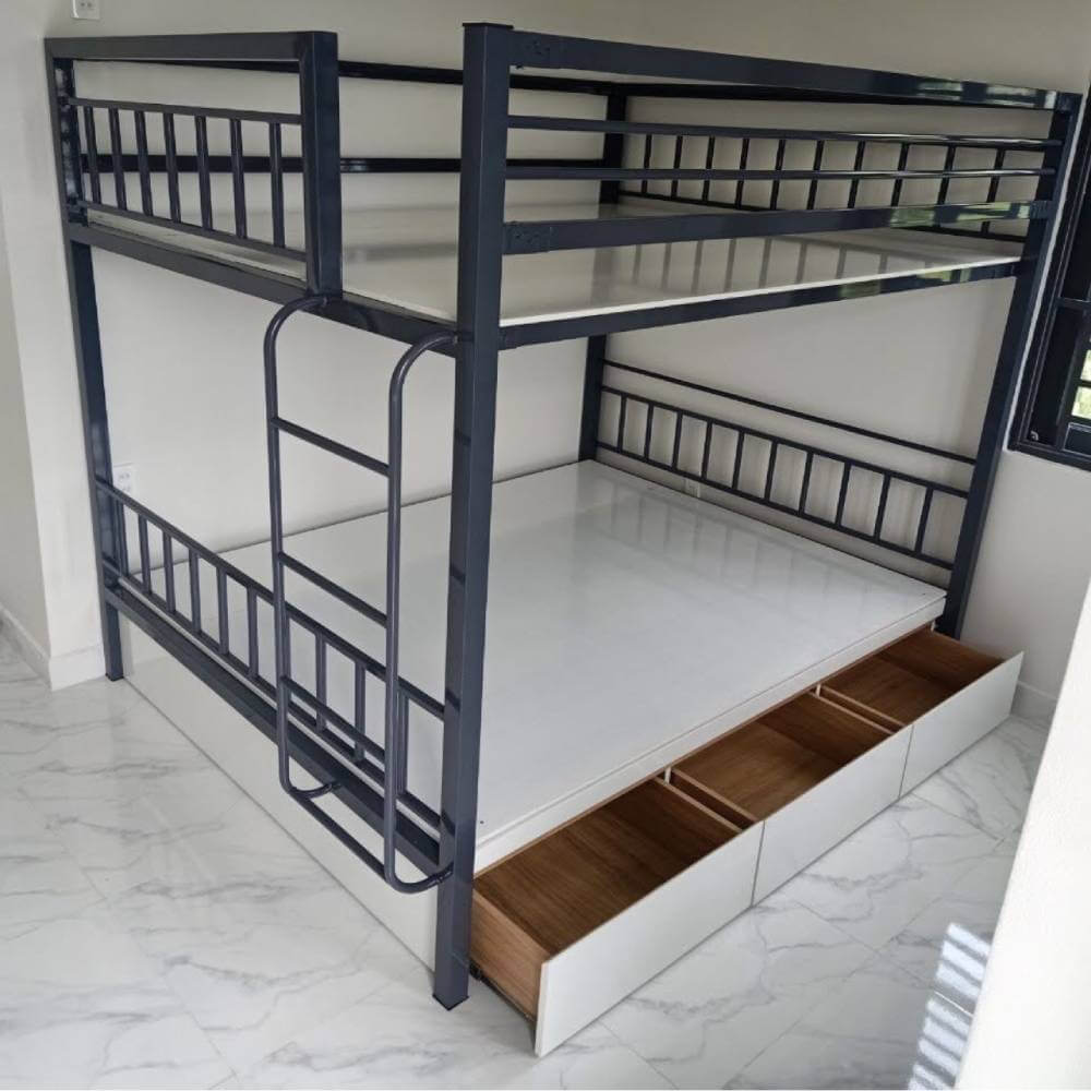 Giường tầng sắt hộp lắp ráp ngàm LHS-6221