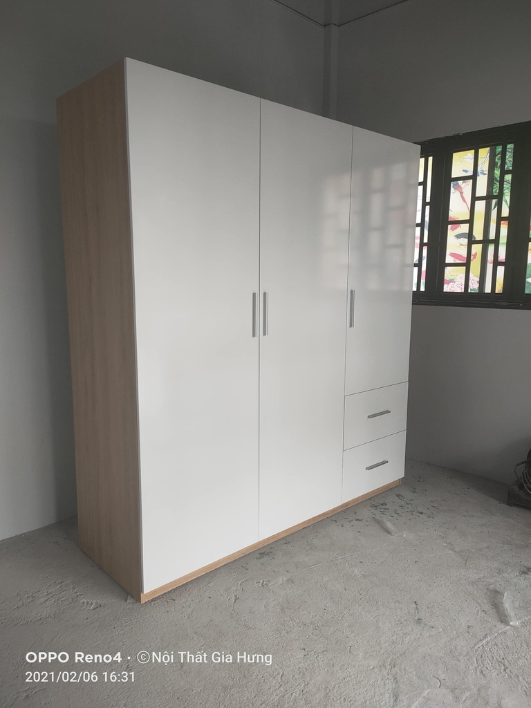 Tủ áo 1m8 gỗ công nghiệp MDF chống ẩm LHS-5923