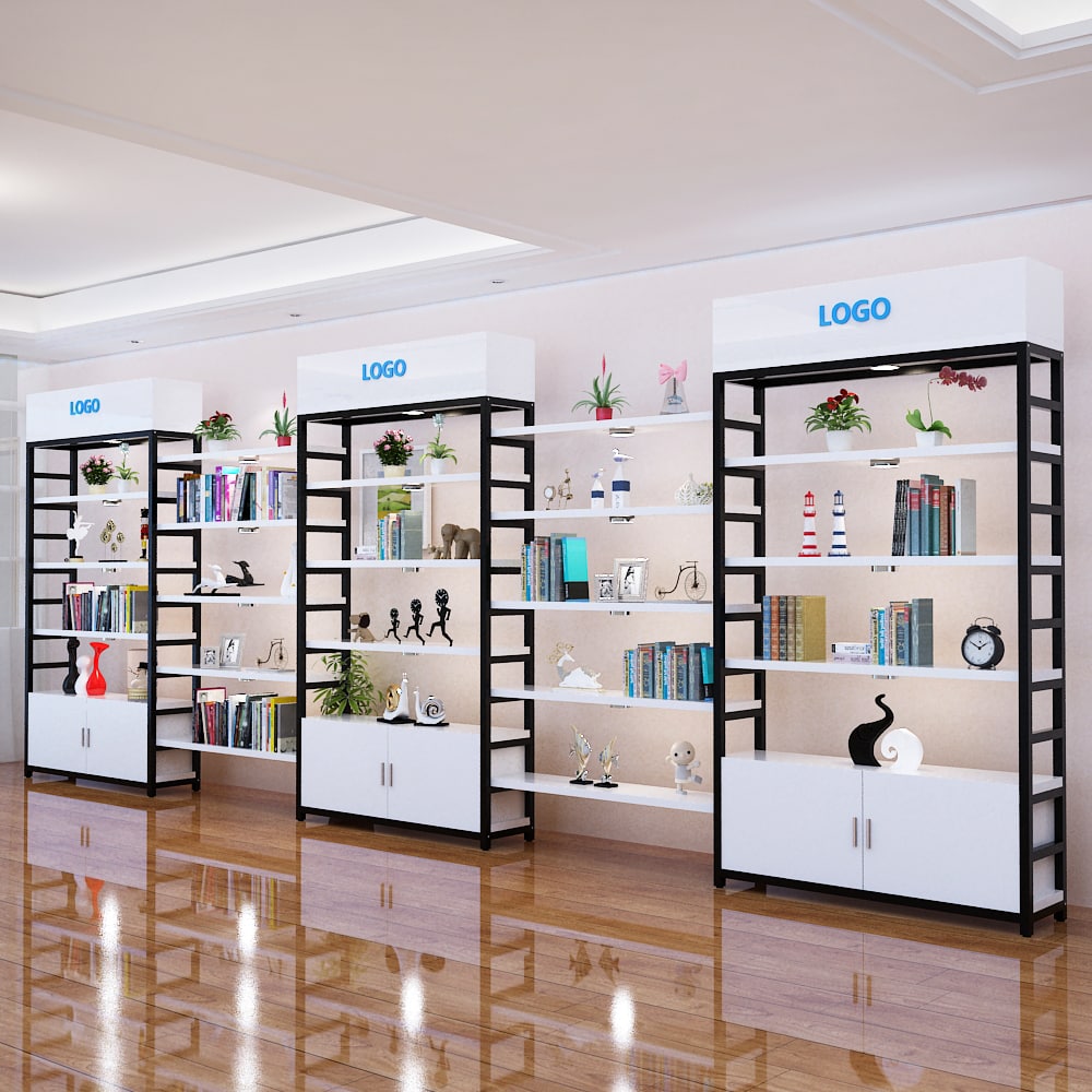 Kệ Shop Khung Sắt Mặt Gỗ LHS-5260