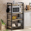 Kệ để lò nướng/ vi sóng khung sắt mặt gỗ LHS-4140