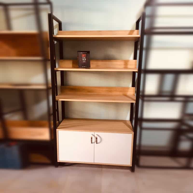 Kệ sách trang trí khung sắt LHS-3239